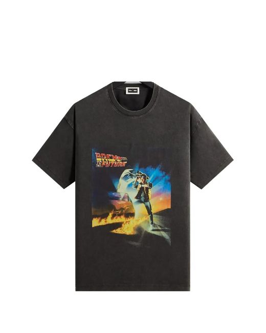 Kith Black Graphic-Print T-Shirt for men