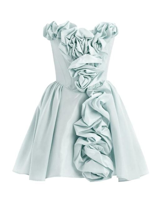 Robe Courte À Volants POST MERIDIEM en coloris Blue