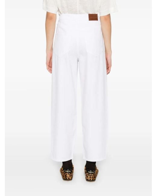 Pinko White 'Estelle' Jeans