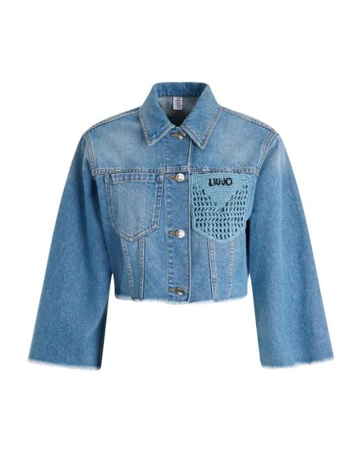 Chaqueta vaquera corta Liu Jo de color Blue