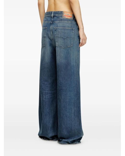DIESEL Blue 1996 D-Sire Wide-Leg Denim Jeans