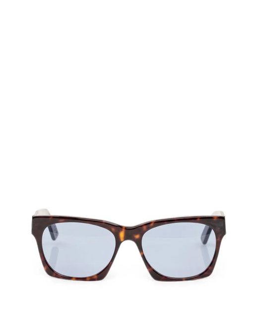 FACE HIDE Black Numero Zero Square-Frame Sunglasses for men