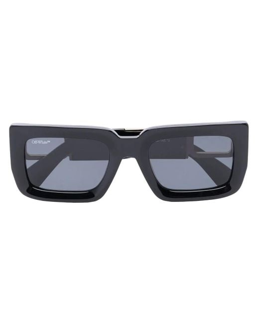 Off-White c/o Virgil Abloh Blue Sunglasses Black