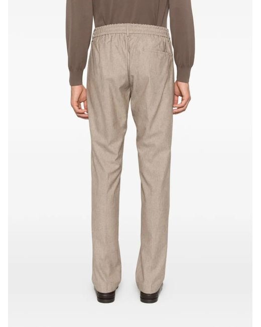 Berwich Natural Spiaggia Drawstring Trousers for men