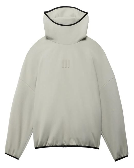 Felpa Con Cappuccio E Logo X Adidas di Fear Of God in Gray da Uomo