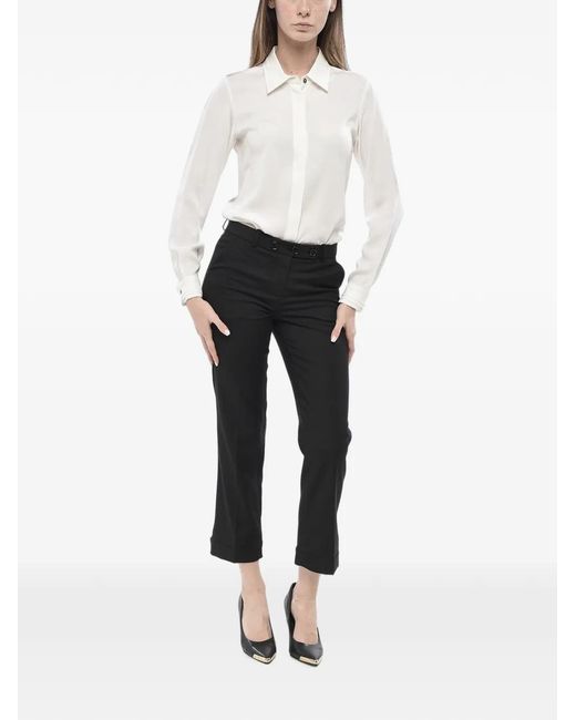 THE GARMENT Black Pluto Cropped Trousers
