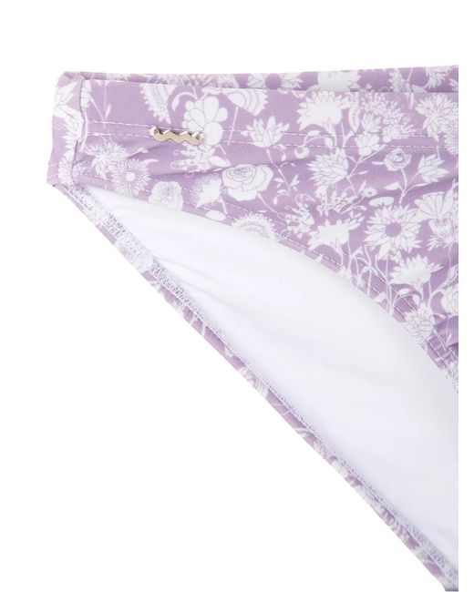 Amir Slama Purple Printed Trunks for men