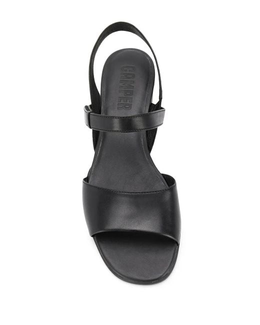 Camper Black Katie Sandals