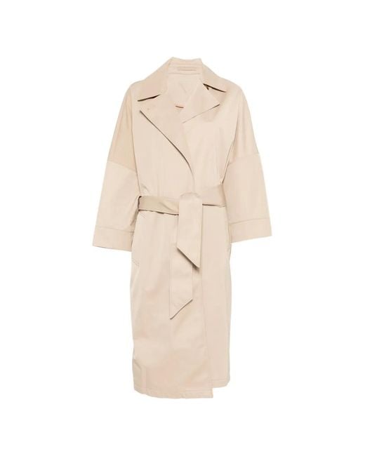 Marella Natural Mandare Belt Coat