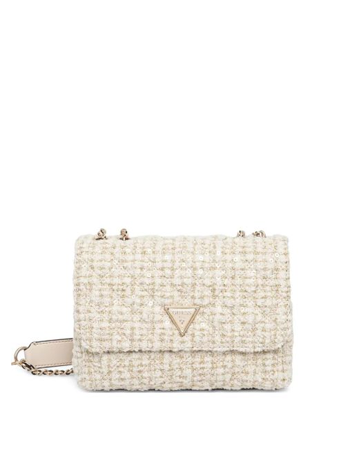 Guess White Giully Crossbody Bag