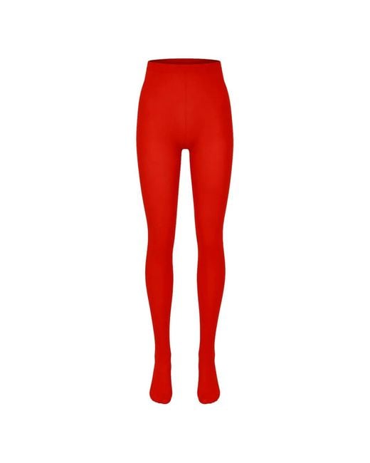 Swedish Stockings Red Olivia Tights
