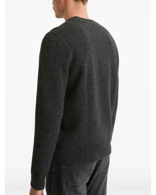 Yves Salomon Green Two-Tone Reversible Knit Jumper for men