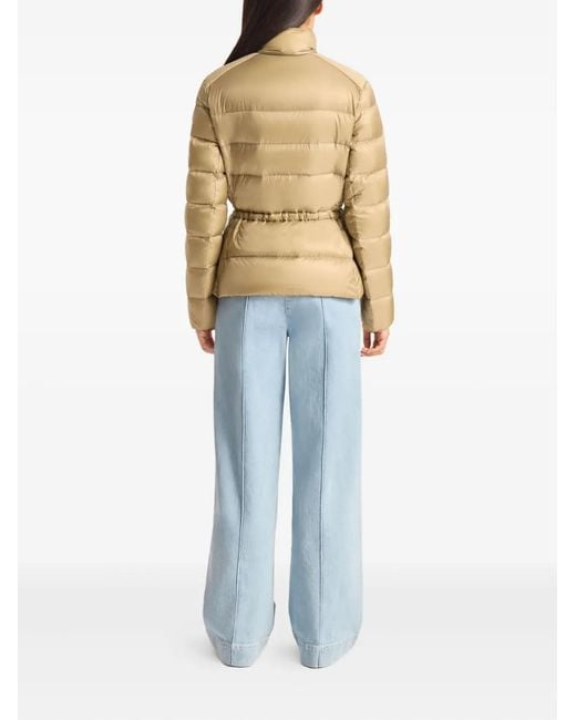 Fusalp Natural Cinched Quilted Puffer Jacket