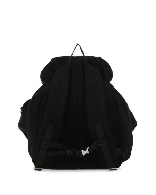 Adererror Black Bouclé Backpack for men