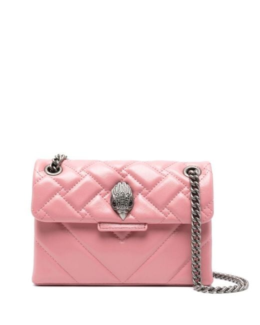 Kurt Geiger Pink Kensington Leather Mini Bag