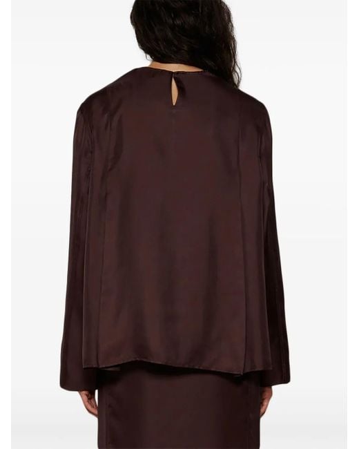 Loulou de Saison Brown Adalyn Blouse