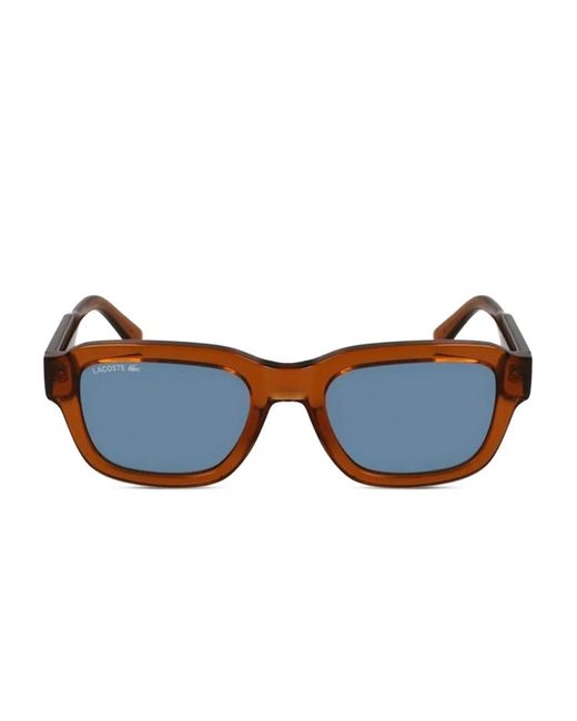 Lacoste Blue L.12.12 Square-Frame Sunglasses