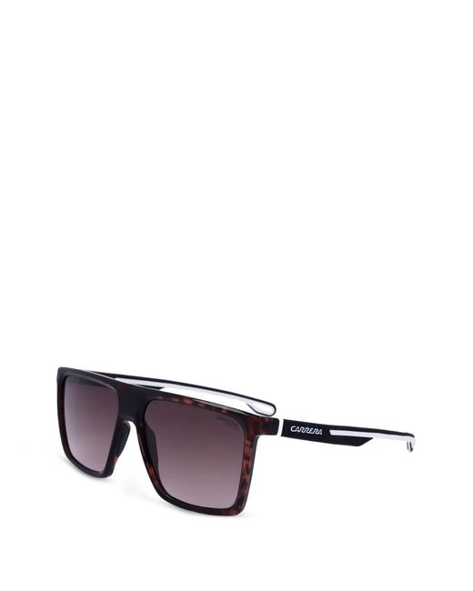 Carrera White Tortoiseshell-Effect Square-Frame Sunglasses for men
