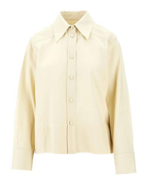 Jil Sander Natural Buttoned Shirt