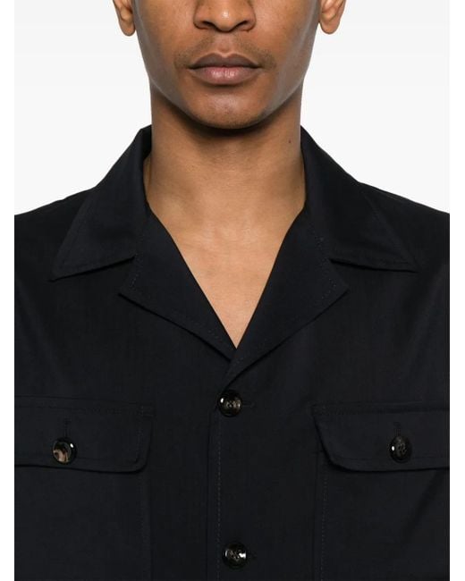 Tagliatore Blue Tempest Shirt for men