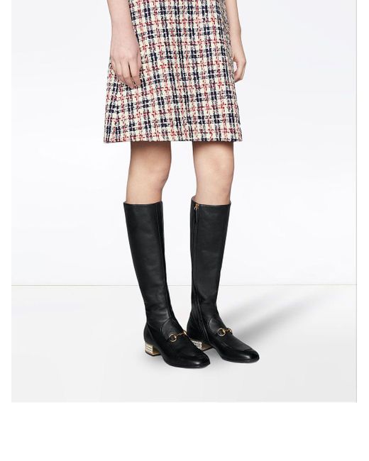 thigh high boots gucci