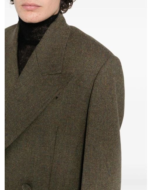 Givenchy Multicolor Oversized Wool Coat for men