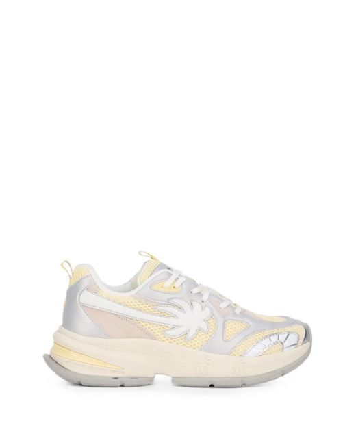 Palm Angels White Palm Runner Sneakers for men