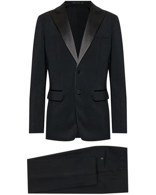 メンズ DSquared² サテンディテール スーツ Black