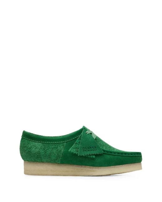 Clarks Green Daniëlle Cathari Wallabee Suede Derby Shoes
