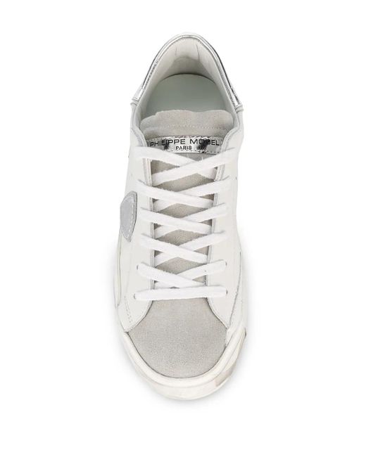 Philippe Model White Flat Shoes
