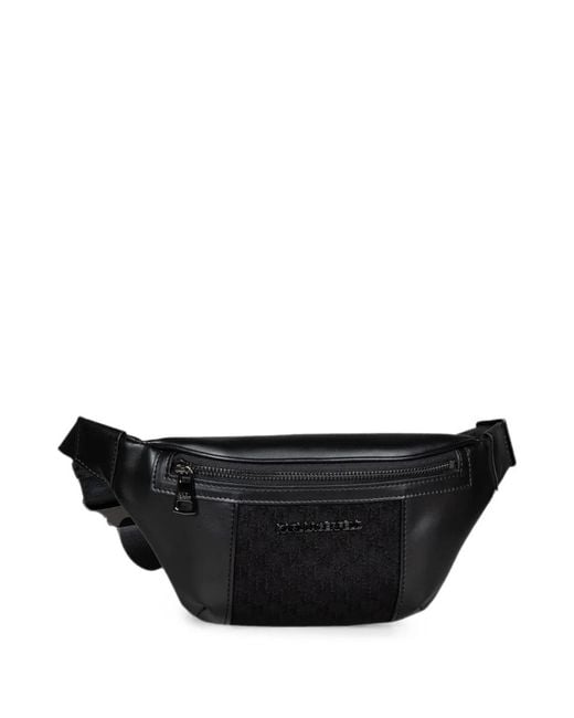 Karl Lagerfeld Black Sac Banane À Logo for men