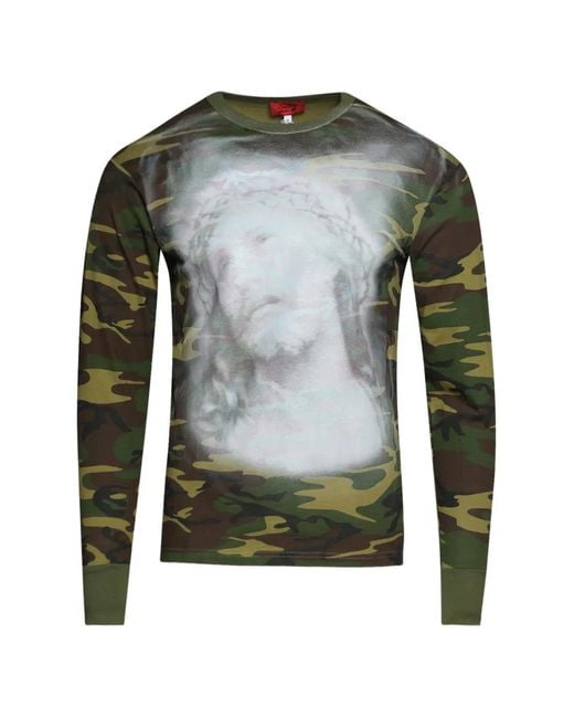 La Maskarade Green Miami Camouflage-Print T-Shirt for men