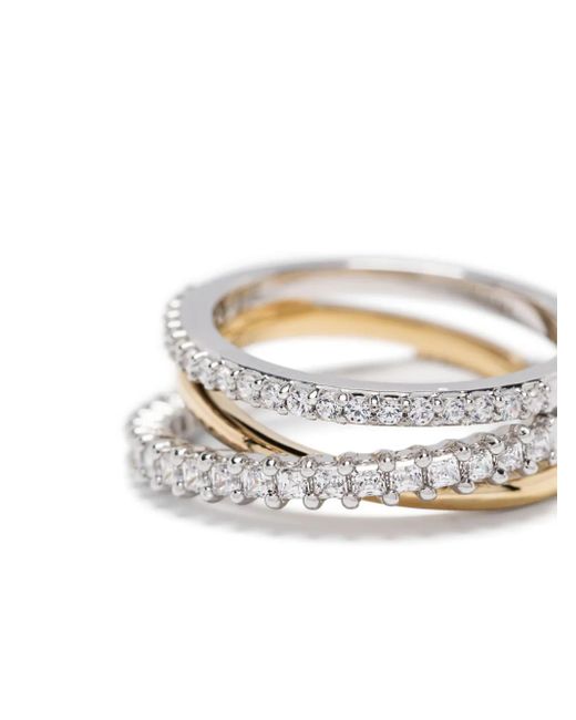 Swarovski White Hyperbola Ring