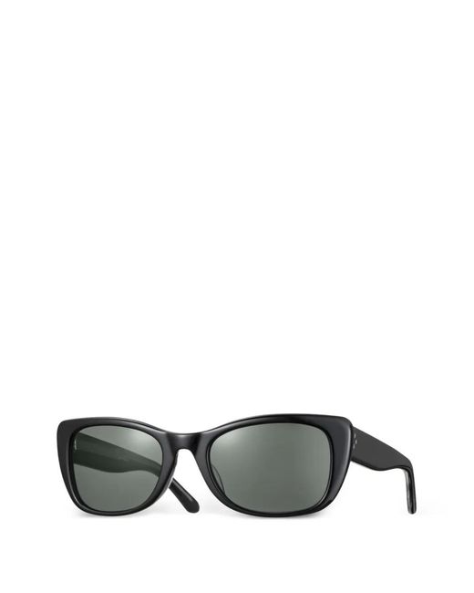 Eyevan 7285 Gray Gentry-E Rectangle-Frame Sunglasses