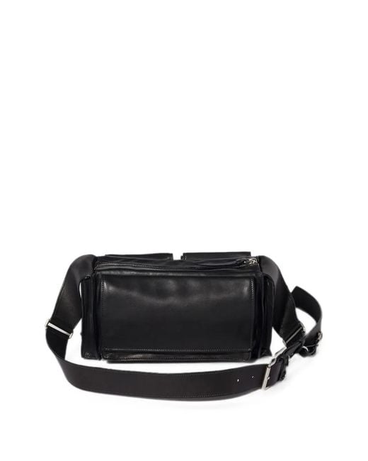 Miu Miu Black Utilitaire Multi-Pocket Shoulder Bag