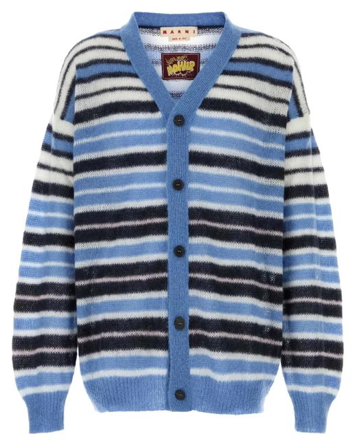 Marni Gestreept Vest in het Blue voor heren