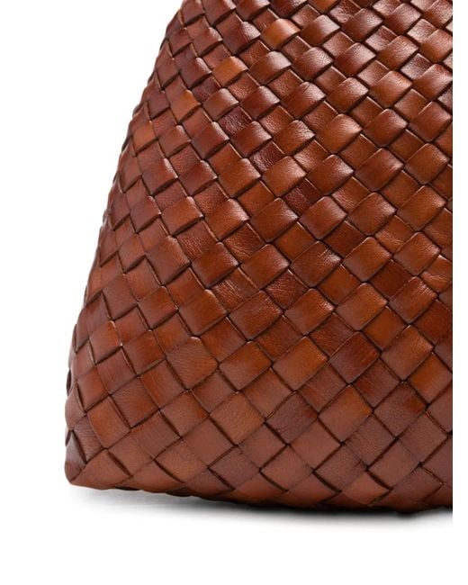 Dragon Diffusion Brown Santa Maria Woven Tote Bag