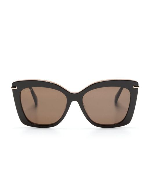 Max Mara Brown Beth 1 Butterfly-frame Sunglasses