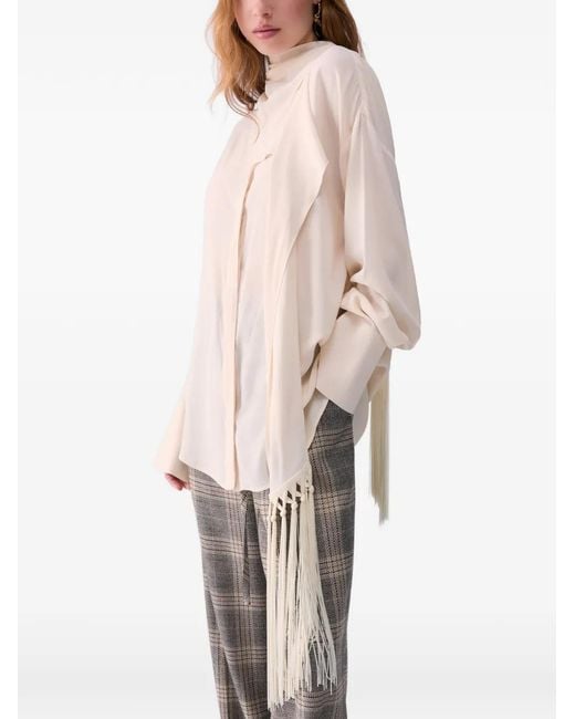 Liu Jo Pink Shirt With Scarf