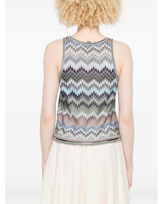 Missoni Gray Crew-Neck Vest