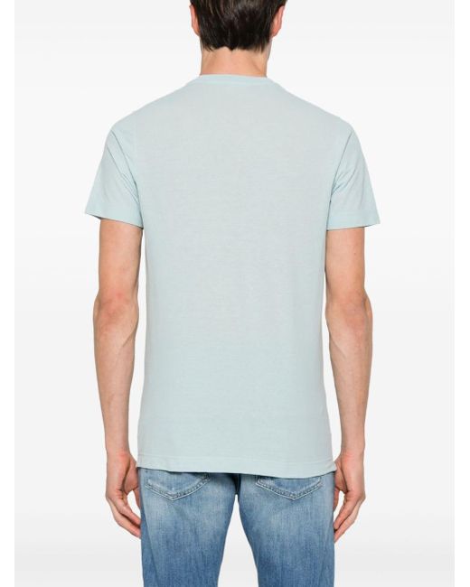 Zanone Klassisches T-Shirt in Blue für Herren
