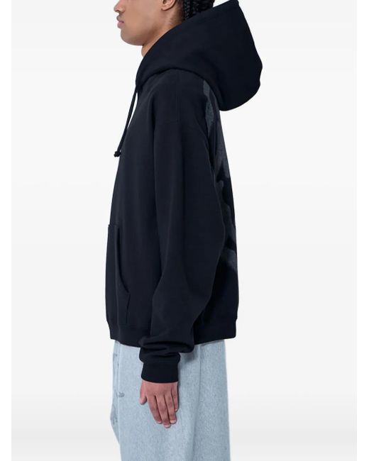 Chite' Blue Graphic-Print Hoodie for men