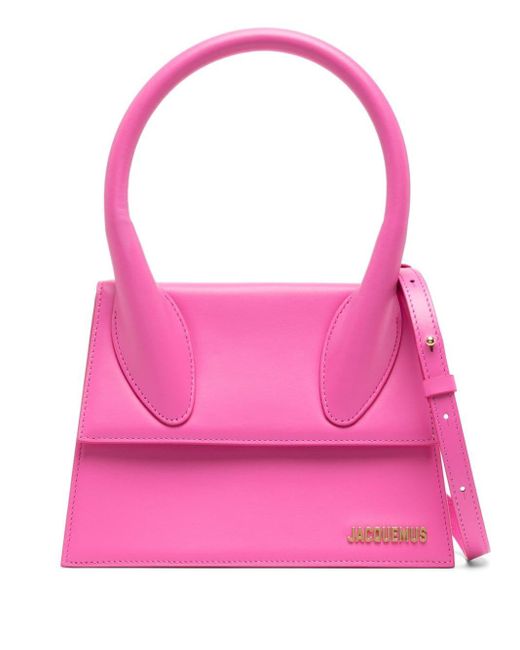 Jacquemus Le Grand Chiquito Calf Leather Tote Bag in Pink Lyst