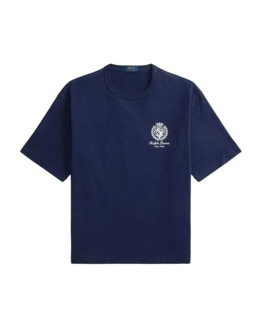 Polo Ralph Lauren Blue Crewneck T-Shirt for men
