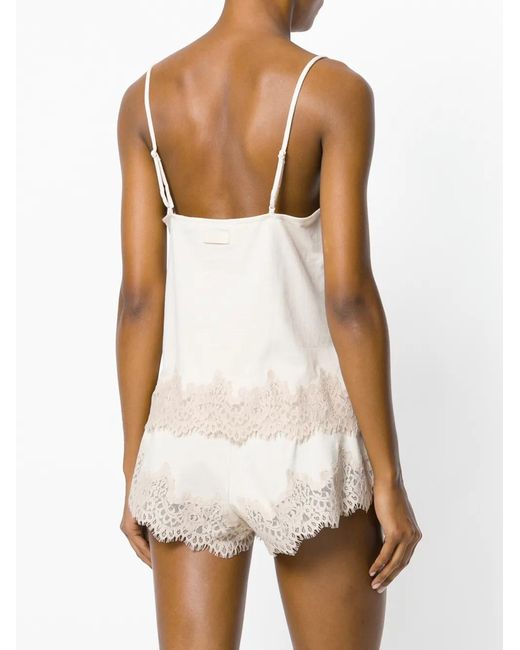 Fenty Natural Lace Trim Top
