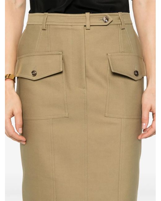 Gonna beige eleva guardaroba essenziale di Tom Ford in Natural