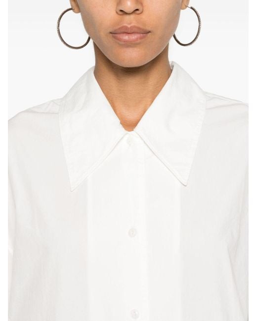 YMC White Lena Cotton Shirt