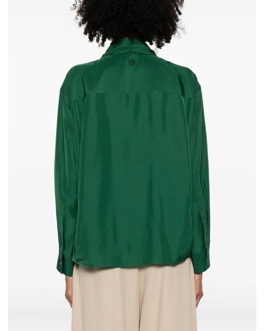 Loewe Geplooide Blouse in het Green