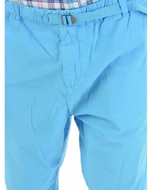 Woolrich Blue Papery Elasticated-Waist Trousers for men