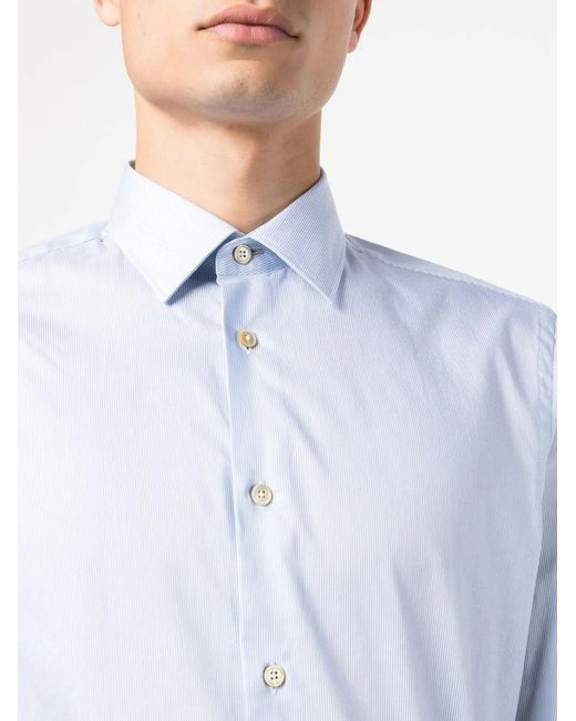 Paul Smith Blue Striped Tailored Shirt for men